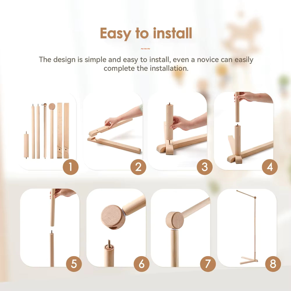 Wonder Shift Wooden Baby Mobile Standing Bracket