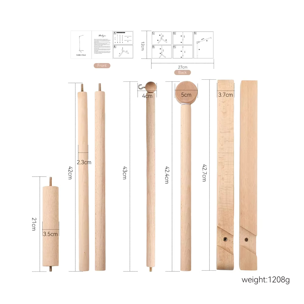 Wonder Shift Wooden Baby Mobile Standing Bracket